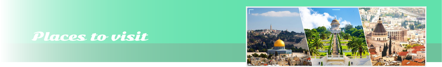 Top 5 travel destinations and places to visit