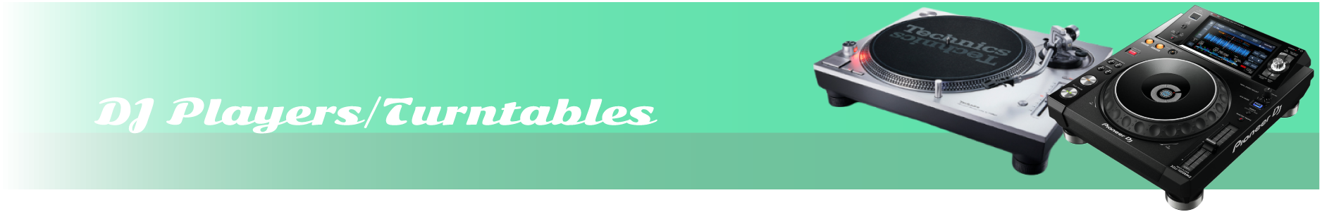 Top 5 DJ players and turntables for live sets and mixing